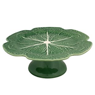 Prato-com-Pe-31cm-Couve-Verde-Bordallo-Pinheiro