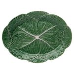 Travessa-Oval-43cm-Couve-Verde--Bordallo-Pinheiro