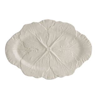 Travessa-Oval-43cm-Couve-Creme-Bordallo-Pinheiro