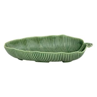 Saladeira-28cm-Folha-Bananeira-Verde-Bordallo-Pinheiro